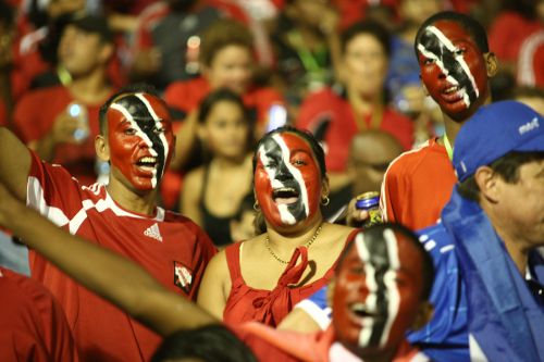 Photo: Trinidad and Tobago football fans overwhelmed their 2006 World Cup stars with financial requests after their return from Germany. (Courtesy TnT Times)