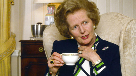 Photo: The late ex-Britain Prime Minister Margaret Thatcher.