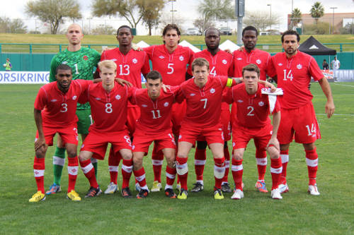 Photo: The Canada 2013 Gold Cup team. (Courtesy CONCACAF)